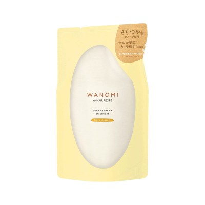 [只限店取] P&G Hair Recipe WANOMI SARATSUYA 清新花香米糠修護保濕護髮精華素 補充裝 300g  163-1264